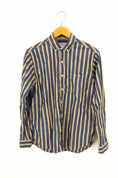 Steven Alan （スティーブンアラン） ストライプ柄 ボタンダウンシャツ メンズ トップス