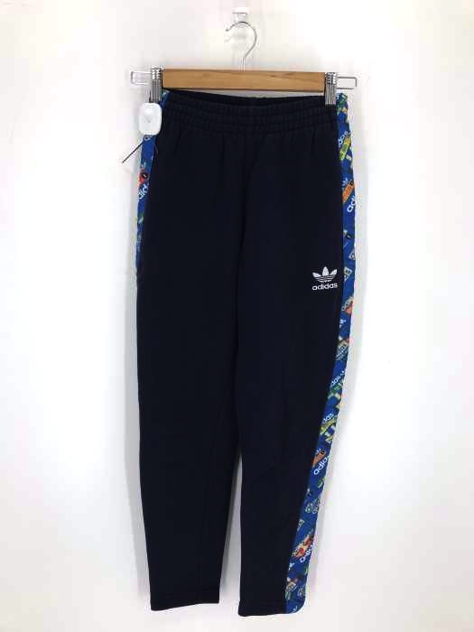 adidas（アディダス） Open Hem Shoebox サイド総柄デザインスウェットパンツ メンズ パンツ