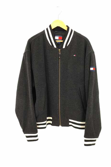 TOMMY HILFIGER （トミーヒルフィガー） 刺繍入り ウール スタジャン メンズ アウター