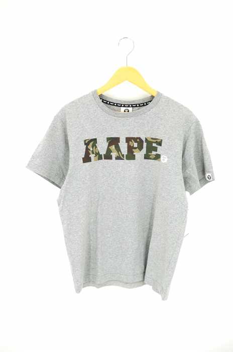 AAPE BY A BATHING APE(エーエイプバイアベイシングエイプ) クルーネックプリントTシャツ メンズ トップス