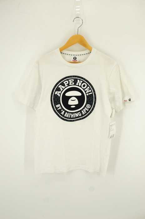 AAPE BY A BATHING APE(エーエイプバイアベイシングエイプ) クルーネックプリントTシャツ メンズ トップス