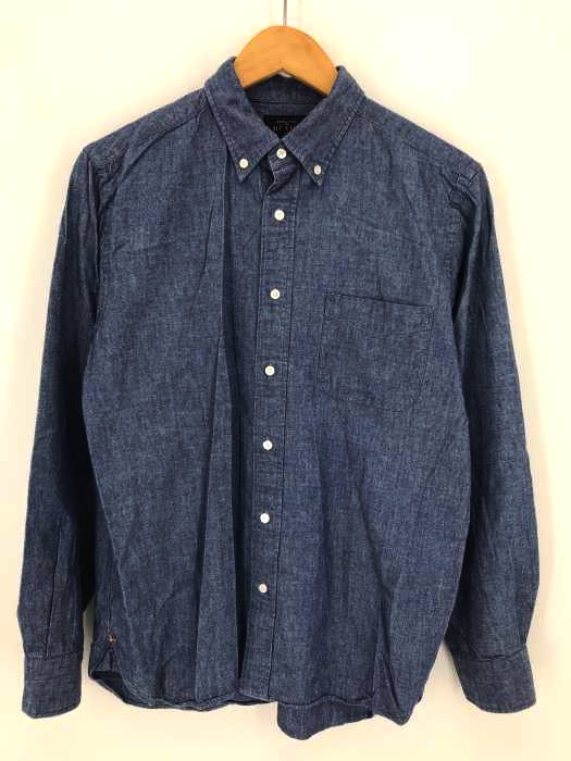 BEAMS＋（ビームスプラス） シャンブレー ボタンダウンシャツ メンズ トップス