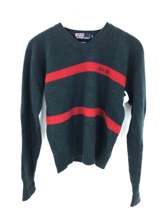 Polo by RALPH LAUREN（ポロバイラルフローレン） Vネック ウール ニット レディース トップス