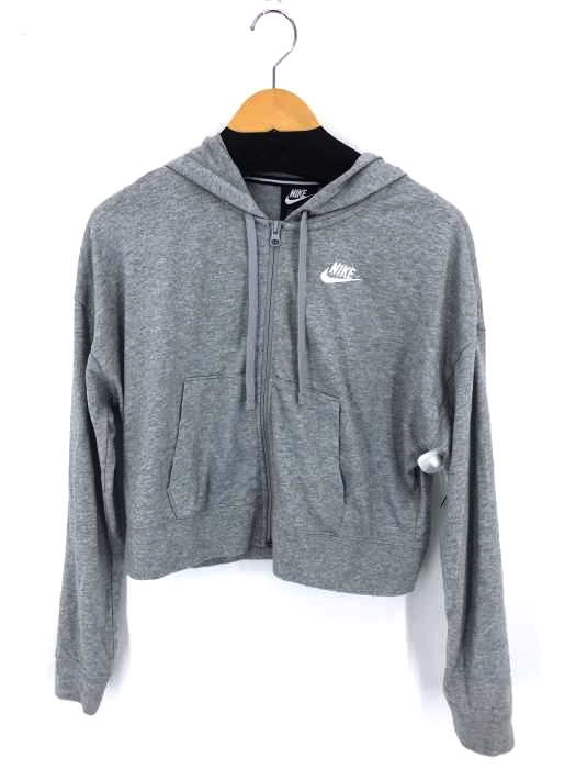 NIKE（ナイキ） ロゴ刺繍 ジップアップパーカー レディース トップス