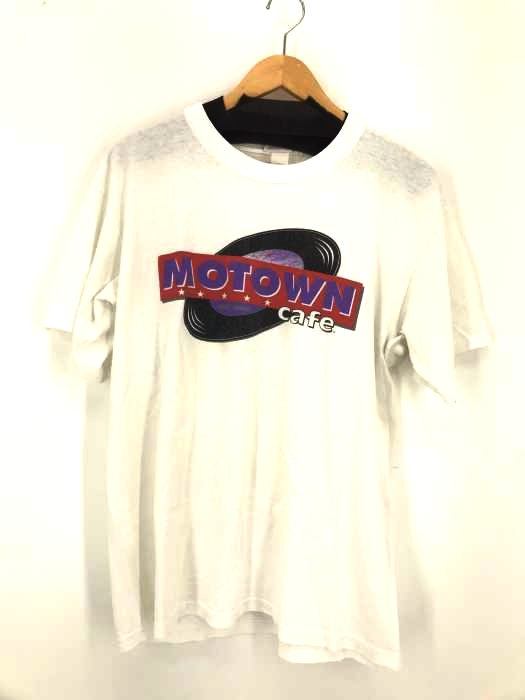 USED古着（ユーズドフルギ） 90S MOTOWN cafe プリントTシャツ メンズ トップス