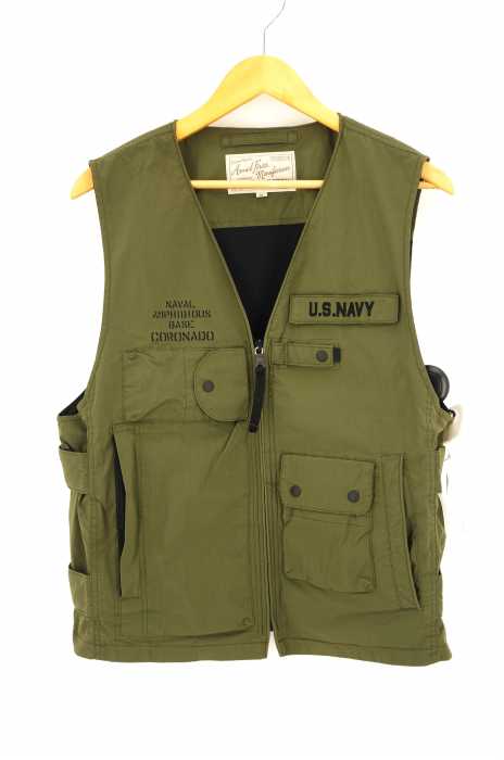AVIREX（アヴィレックス） NAVAL DECK VEST ネーヴァル デッキ ベスト メンズ トップス