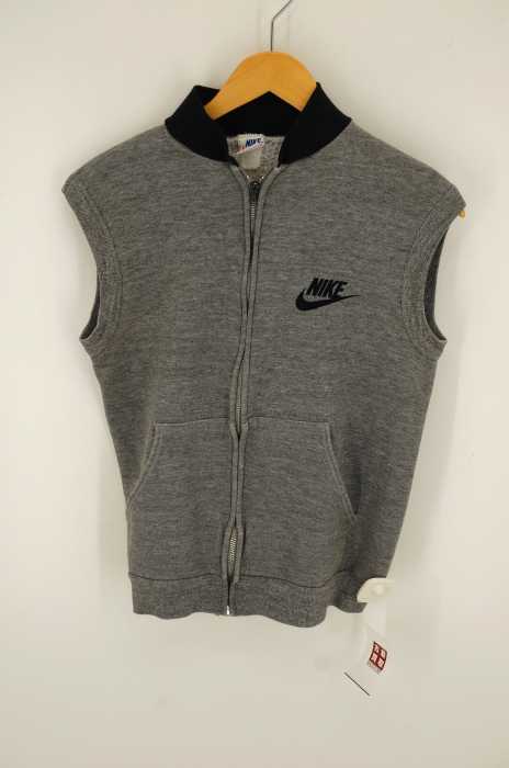 NIKE （ナイキ） MADE IN USA 70s後期 オレンジTMタグ ジップアップスウェットベスト メンズ トップス