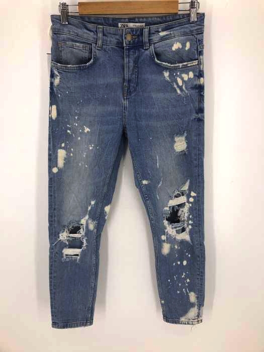 ZARA（ザラ） ダメージ加工デニムパンツ メンズ パンツ