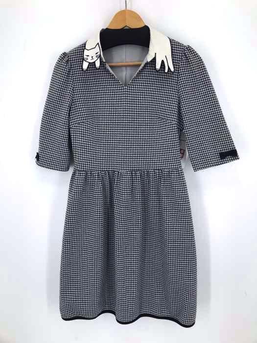 Miss Patina London（） 千鳥柄 5分袖ワンピース レディース ワンピース