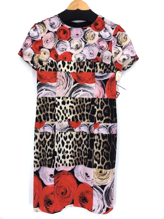 MOSCHINO CHEAP&CHIC（モスキーノ チープアンドシック） 花柄 レオパード 切替ワンピース レディース ワンピース