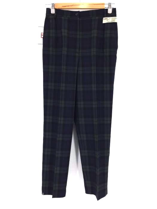 gardeur（ガーター） 1タックチェックワイドスラックス レディース パンツ