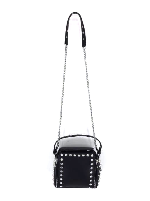 ZARA WOMAN(ザラ ウーマン) フェイクレザー スタッズ ミニショルダーバッグ レディース バッグ