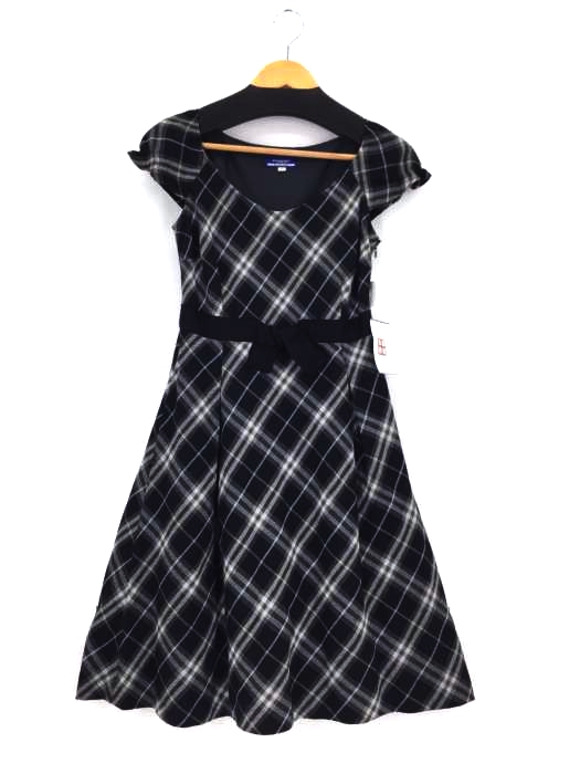 BURBERRY BLUE LABEL（バーバリーブルーレーベル） ウールチェックノースリーブワンピース レディース ワンピース