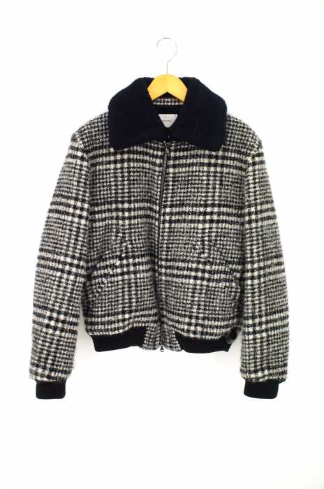 CARVEN (カルヴェン) Tweed Aviator Jacket ツイードアビエイタージャケット モヘア混 メンズ アウター