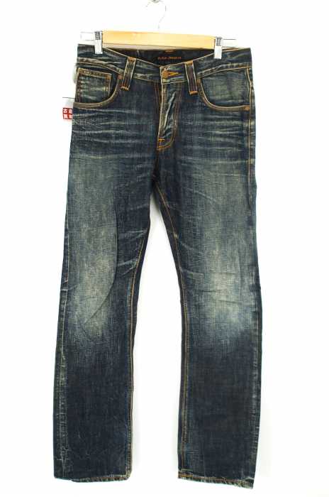 Nudie Jeans（ヌーディージーンズ） AVERAGE JOE ストレートデニムパンツ メンズ パンツ
