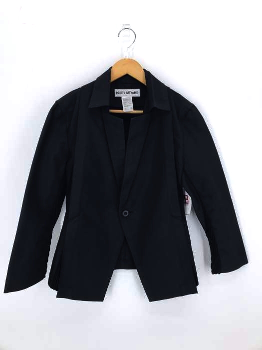 ISSEY MIYAKE(イッセイミヤケ) 1B プリーツ切替 テーラードジャケット レディース アウター
