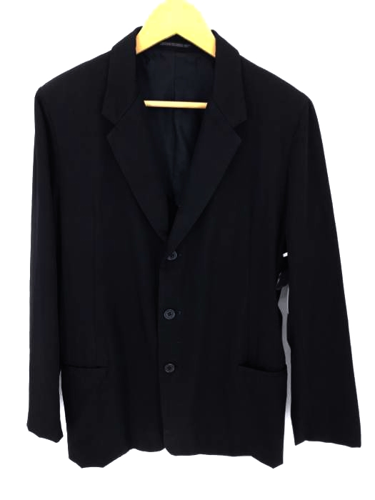 Yohji Yamamoto POUR HOMME(ヨウジヤマモトプールオム) ウールギャバ 3Bテーラードジャケット メンズ アウター