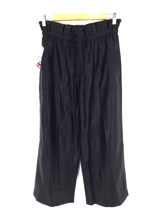 ZARA（ザラ） Faux Leather Wide Pants フェイクレザーワイドパンツ レディース パンツ