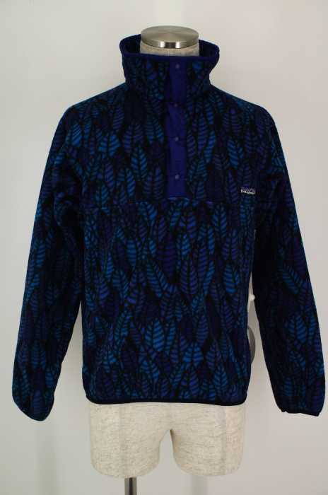 patagonia (パタゴニア) 総柄スタンドカラーフリースブルゾン メンズ アウター