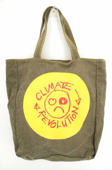 Vivienne Westwood　Accessories （ヴィヴィアンウエストウッドアクセサリーズ ） プリント入りキャンバストートバック メンズ バッグ