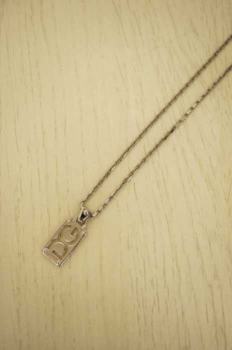 DOLCE&GABBANA （ドルチェアンドガッバーナ） DGプレートネックレス メンズ アクセサリー