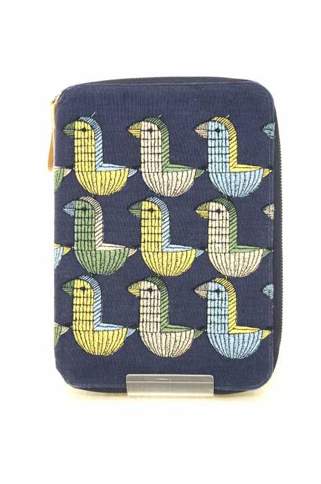 mina perhonen（ミナペルホネン） ほぼ日手帳 鳥 刺繍 ブックカバー wood bird レディース ファッション雑貨