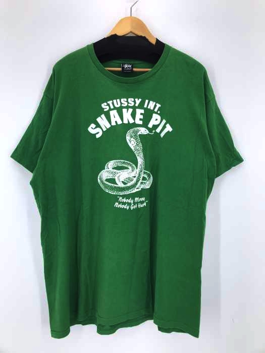Stussy（ステューシー） SNAKE PIT プリントクルーネック半袖Tシャツ メンズ トップス