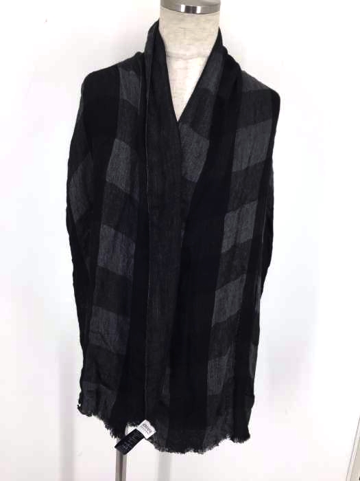 ARMANI COLLEZIONI（アルマーニコレツィオーニ） シルク混 チェック ストール メンズ ファッション雑貨
