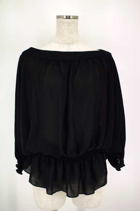 ZARA BASIC （ザラベーシック） 背空きシフォントップス レディース トップス