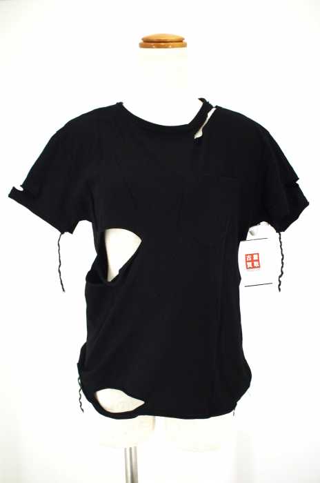 jouetie （ジュエティ） ダメージ加工ポケットTシャツ レディース トップス