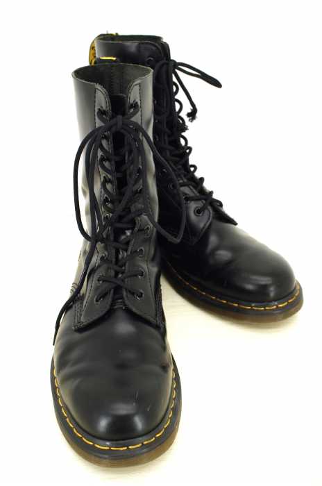 Dr.Martens （ドクターマーチン） 1490 DMC BLACK SMOOTH 10EYE BOOT メンズ シューズ