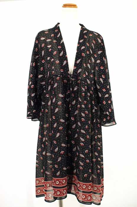 moussy (マウジー) PANELED PAISLEY SHEER GOWN レディース アウター