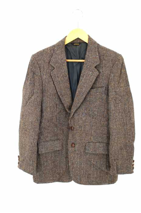 Harris Tweed×EAGLE （ハリスツイード イーグル） 2B　くるみボタン メンズ アウター