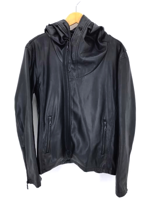 AZUL by moussy(MENS)（アズールバイマウジーメンズ） 合皮変形フードWブルゾン メンズ アウター