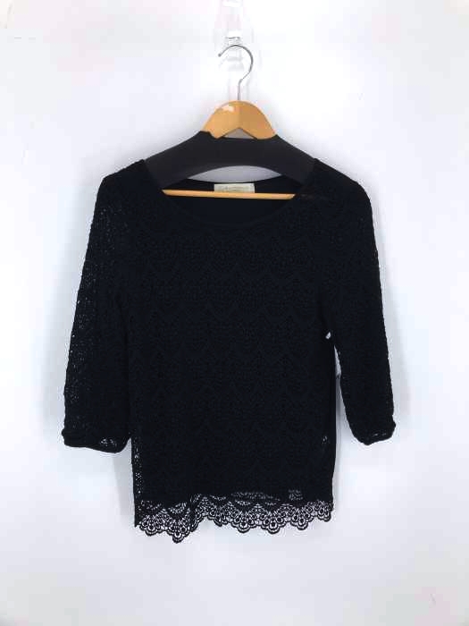 BEAUTY&YOUTH UNITED ARROWS（ビューティーアンドユースユナイテッドアローズ） クロシェットレースパフ 7分袖プルオーバー レディース トップス