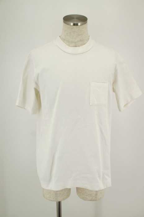 Steven Alan （スティーブンアラン） ポケット付きボトルネック半袖Tシャツ メンズ トップス