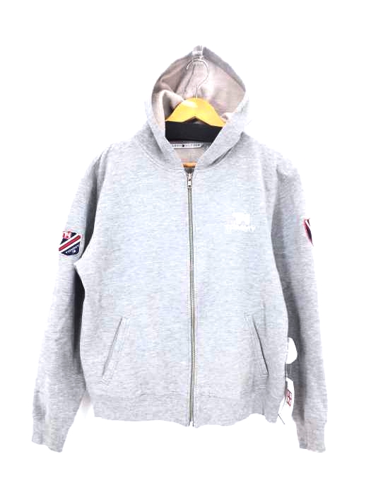 TOMMY HILFIGER（トミーヒルフィガー） ロゴ刺繍ジップアップパーカー メンズ トップス