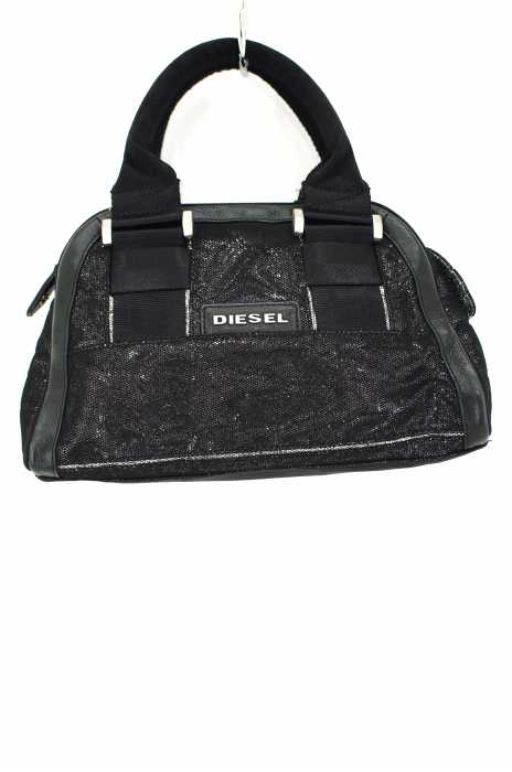DIESEL (ディーゼル) ラメ入りレザー切替ハンドバッグ レディース バッグ
