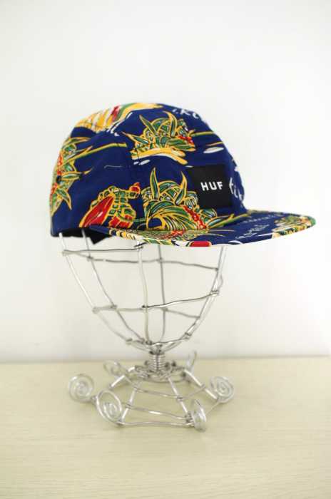 HUF （ハフ） 総柄ジェットキャップ メンズ 帽子