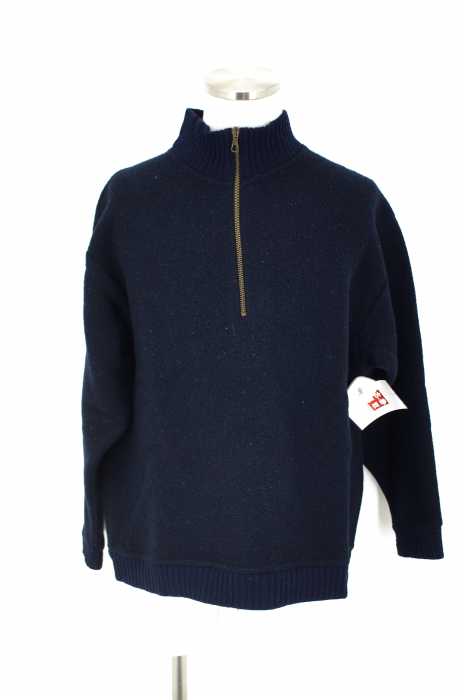 TOMORROWLAND （トゥモローランド） MADE IN ITALY ハーフジップ エルボーパッチ メンズ トップス