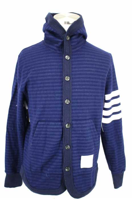 THOM BROWNE （トムブラウン） ボーダースリーブ パーカー メンズ トップス