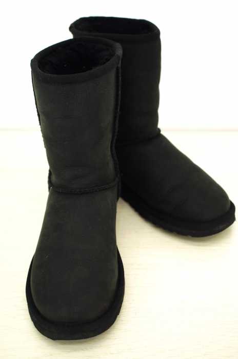 UGG (アグ) ClassicShort Leather クラシックショートレザームートンブーツ レディース シューズ