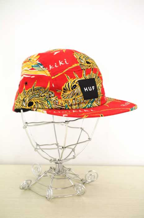 HUF （ハフ） 総柄ジェットキャップ メンズ 帽子
