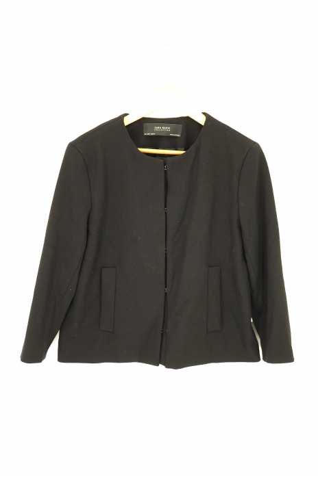 ZARA BASIC （ザラベーシック） ワイドシルエット ノーカラージャケット レディース アウター