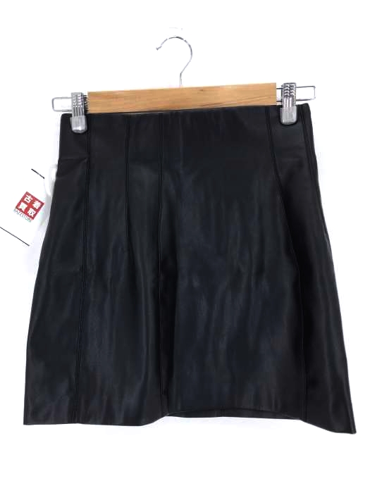 ZARA（ザラ） フェイクレザーミニスカート レディース スカート
