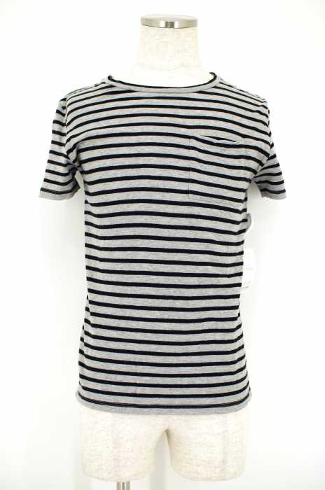 A.P.C. （アー・ペー・セー） ボーダー柄ポケット半袖Tシャツ メンズ トップス