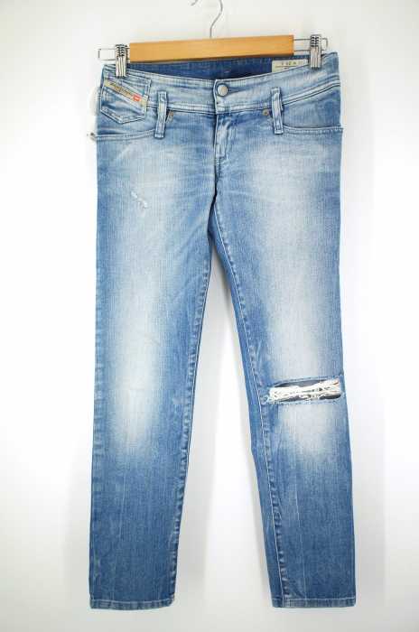 DIESEL (ディーゼル) MATIC-K クラッシュ加工デニムパンツ レディース パンツ