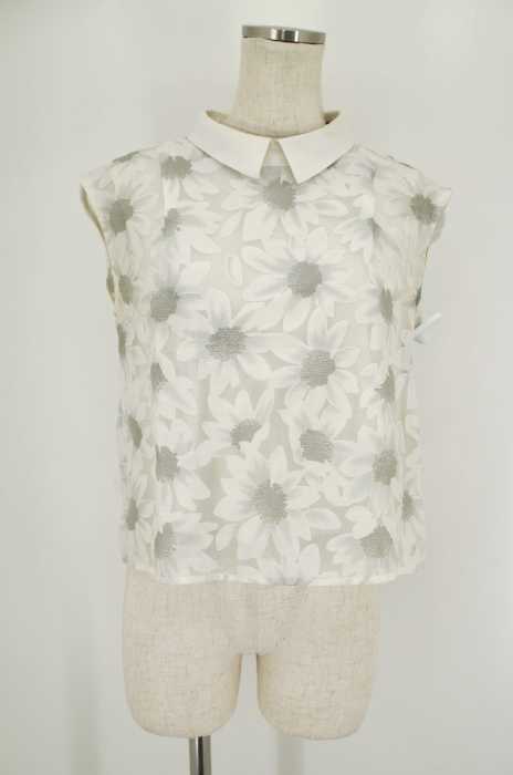Pageboy ページボーイ 総柄ノースリーブプルオーバーシャツ レディース トップス ブランド古着買取販売バズストア