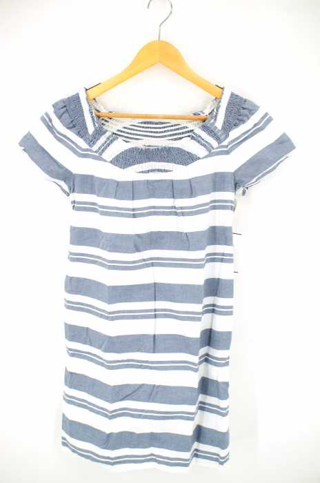 Mercuryduo マーキュリーデュオ マルチボーダーサックワンピース レディース ワンピース ブランド古着買取販売バズストア