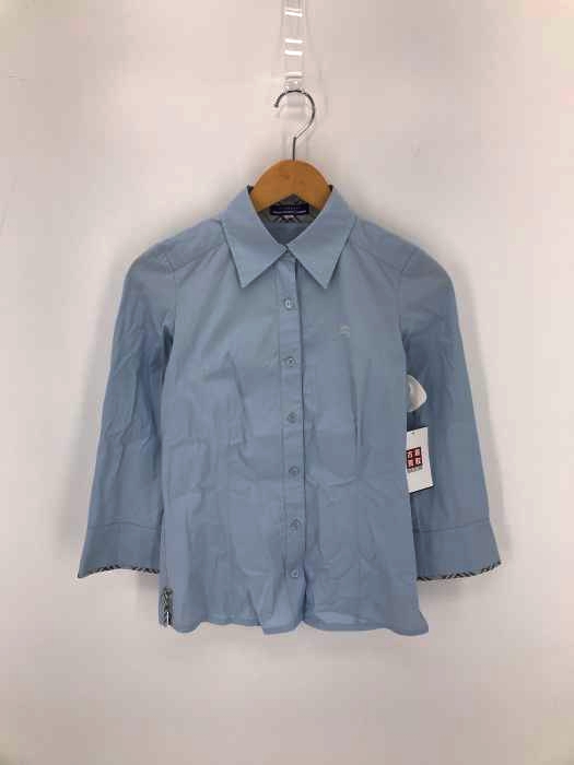 BURBERRY BLUE LABEL（バーバリーブルーレーベル） ロゴ刺繍シャツ レディース トップス